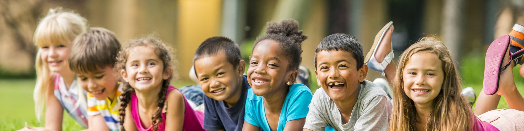 Row of Kids